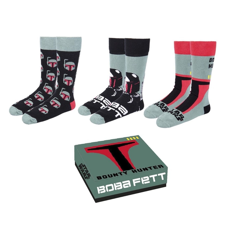 Product Star Wars Boba Fett Pack Socks image