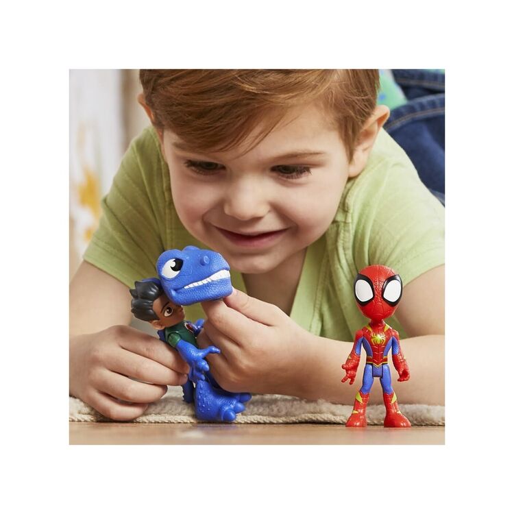 Product Hasbro Marvel: Spidey And His Amazing Friends Dino-Webs - Dino Heroes & Lizard Set (F9483) image
