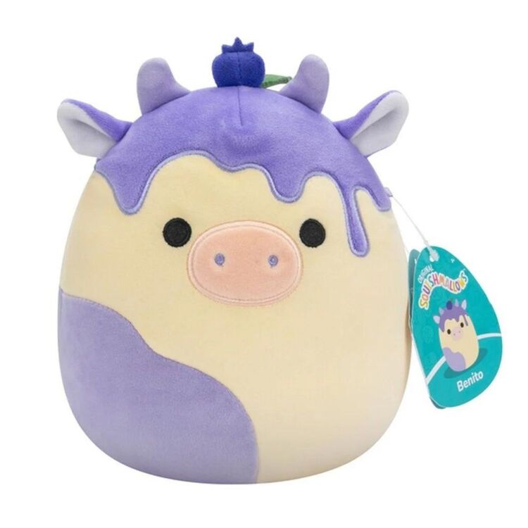 Product Squishmallows Benito the Cow Blueberry Cheesecake image