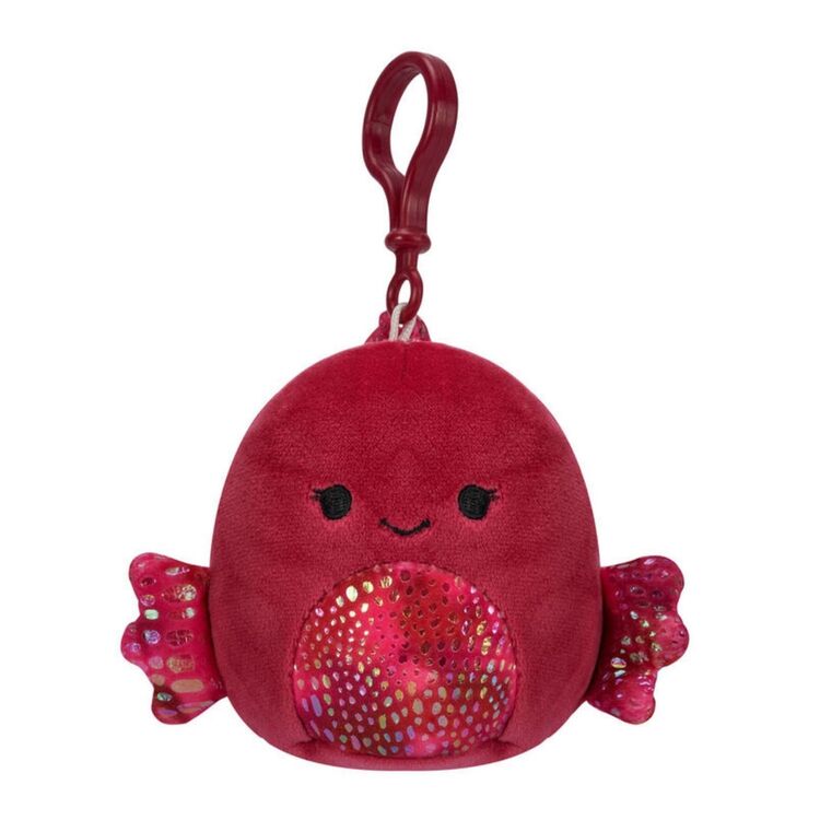 Product Λούτρινο Μπρελόκ Squishmallows Clip-on Barella the Betta Fish image