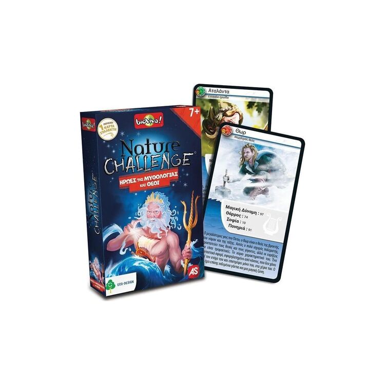Product Παιχνίδια με Κάρτες Nature Challenge Ήρωες Της Μυθολογίας image