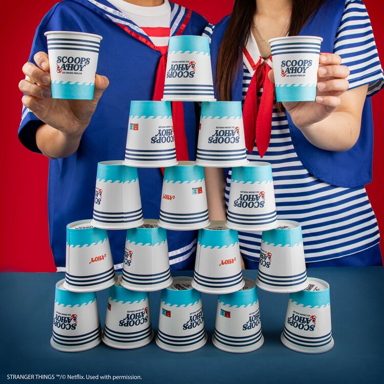 Product Stranger Things  24 Paper Cups Scoops Ahoy image