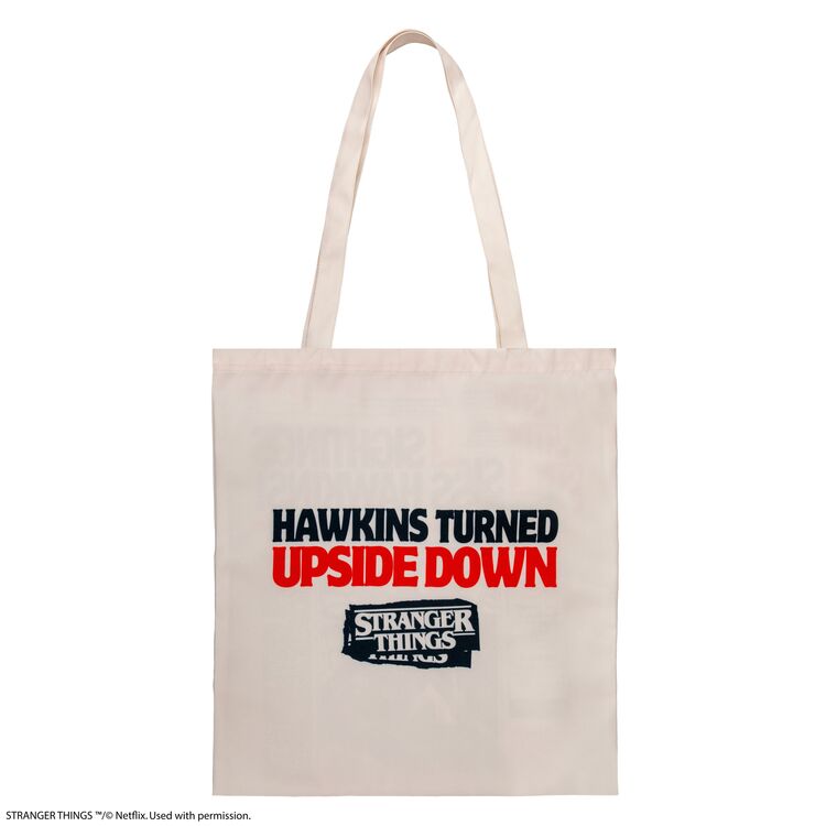 Product Τσάντα Stranger Things Hawkins Tote Bag Upside Down image