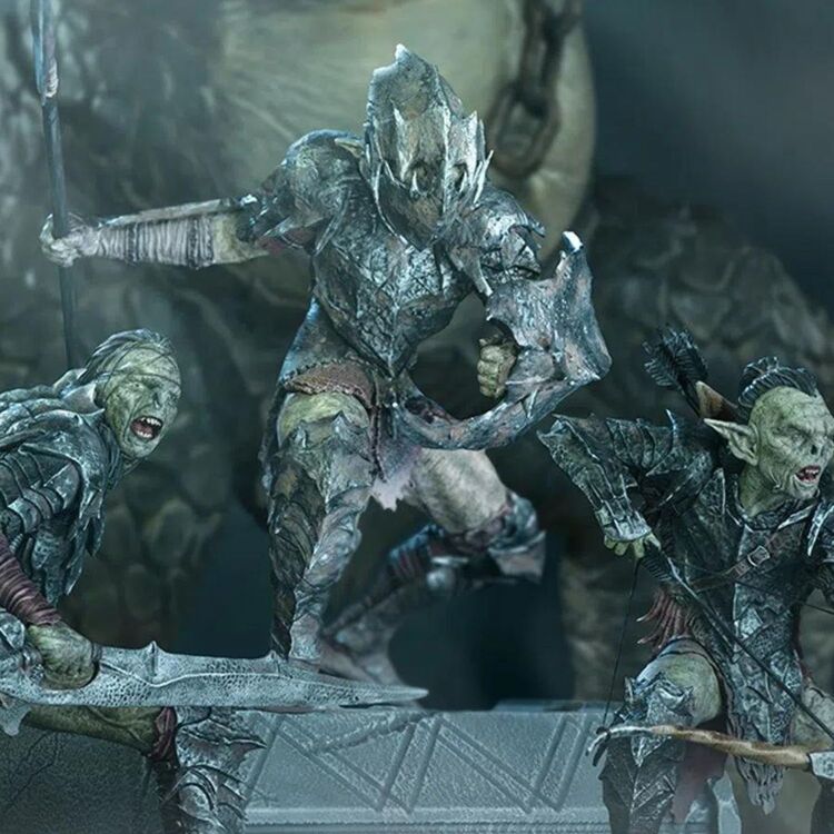 Product Iron Studios BDS: Lord of the Rings - Orc Armored Art Scale Statue (1/10) image