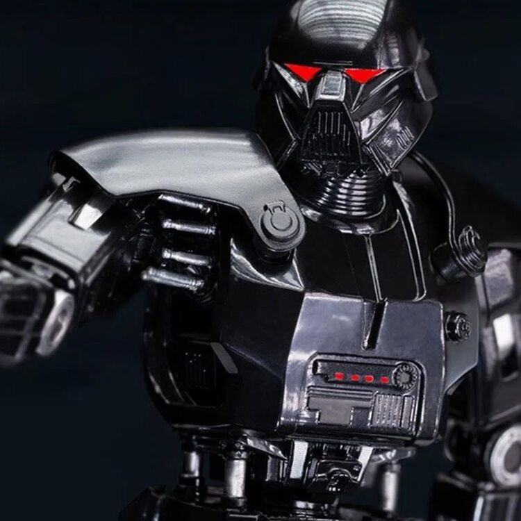 Product Iron Studios The Mandalorian Dark Trooper BDS Art Scale Statue image