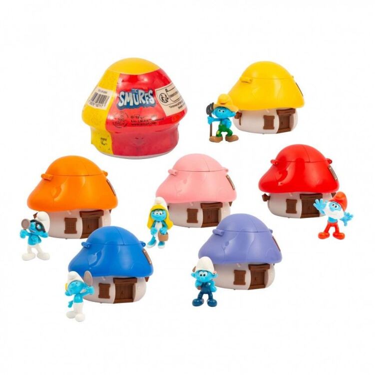 Product Mini Φιγούρα Giochi Preziosi The Smurfs - Smurfs House with Surprise Figure (Random) (PUF13000) 1τμχ Τυχαία Επιλογή image