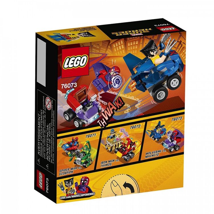 Product LEGO® Super Heroes: Mighty Micros:wolverine Vs Magneto (76073) image