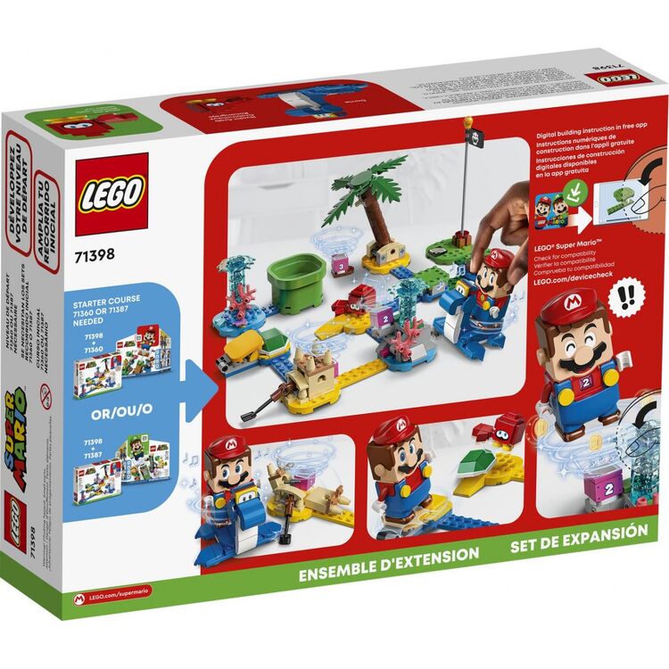 Product LEGO® Super Mario™: Dorrie’s Beachfront Expansion Set (71398) image