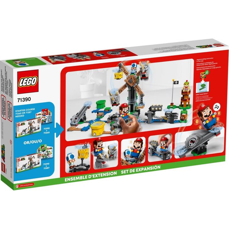 Product LEGO® Super Mario: Reznor Knockdown Expansion Set (71390) image