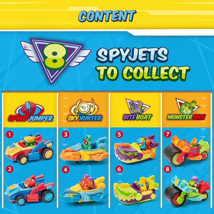 Product AS Superthings Rivals of Kaboom: Secret Spies Series - Mini Creature with Spyjet (1013-61305) Random Pick image