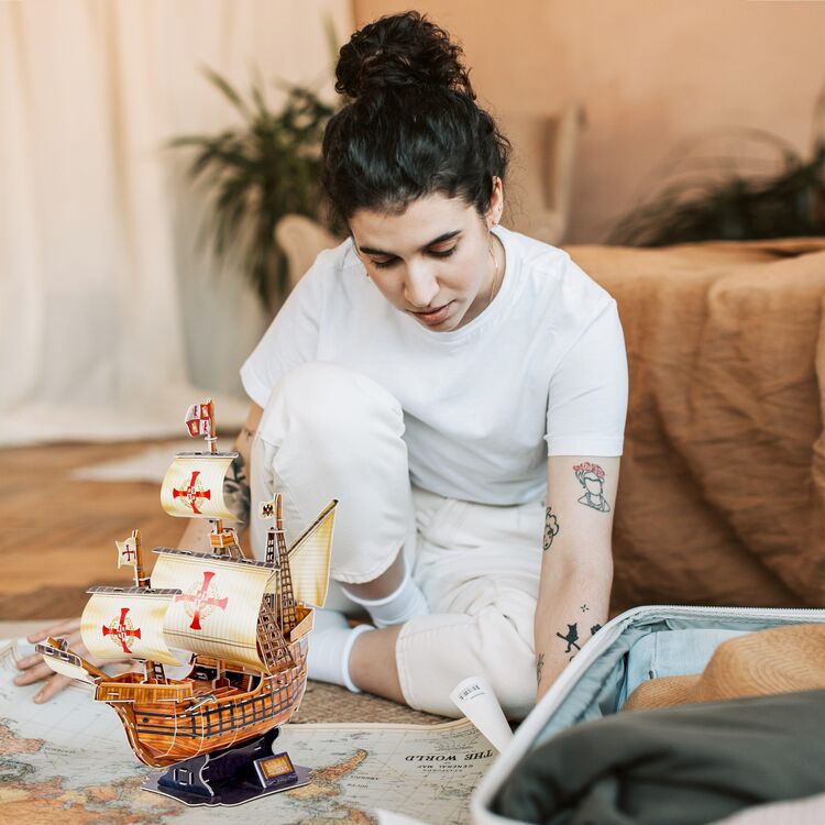 Product Παζλ 3D T4008H Santa Maria image