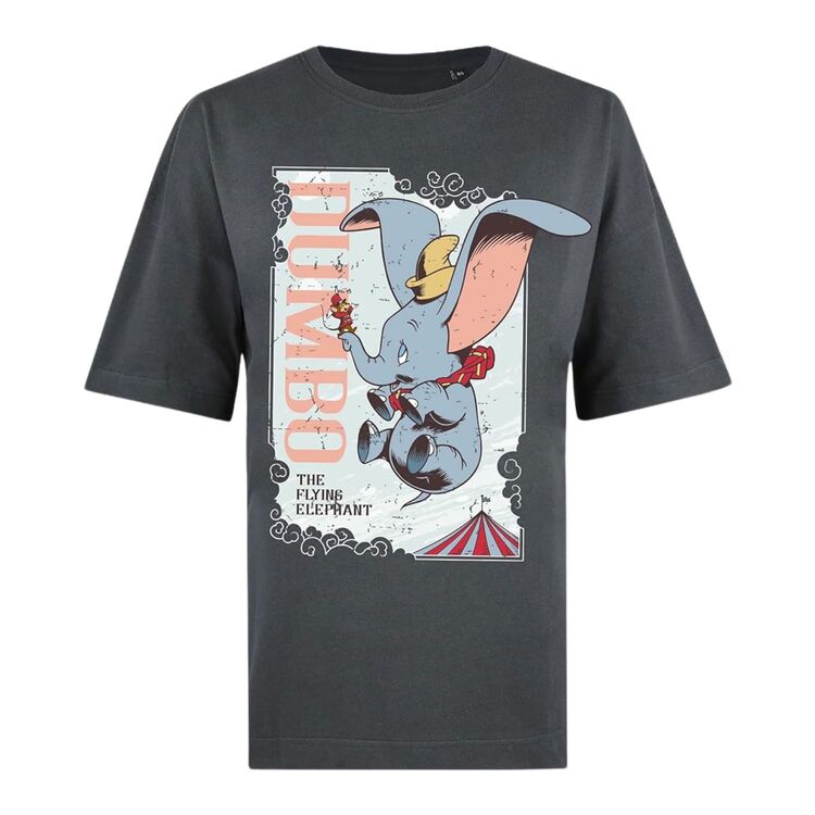 Product Disney Dumbo the Flying Elphant Charcoal T-shirt image
