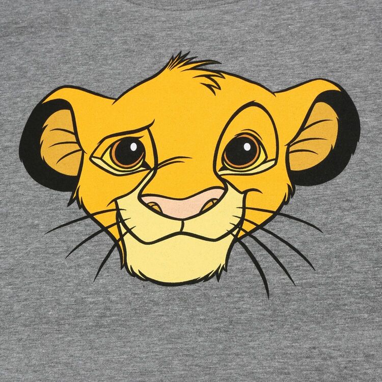 Product Lion King Simba Grey Ladies T-shirt image