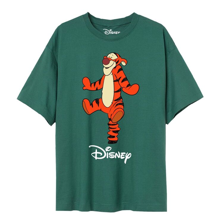 Product Disney Winnie The Pooh Tiger Retro Jumping Sleep T-shirt image