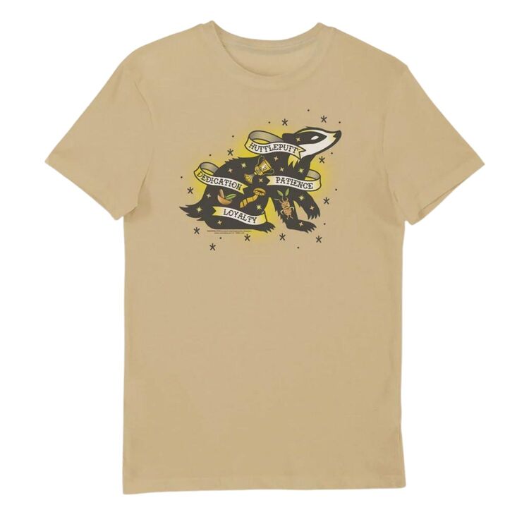 Product Harry Potter Hufflepuff Tattoo on Natural T-shirt image