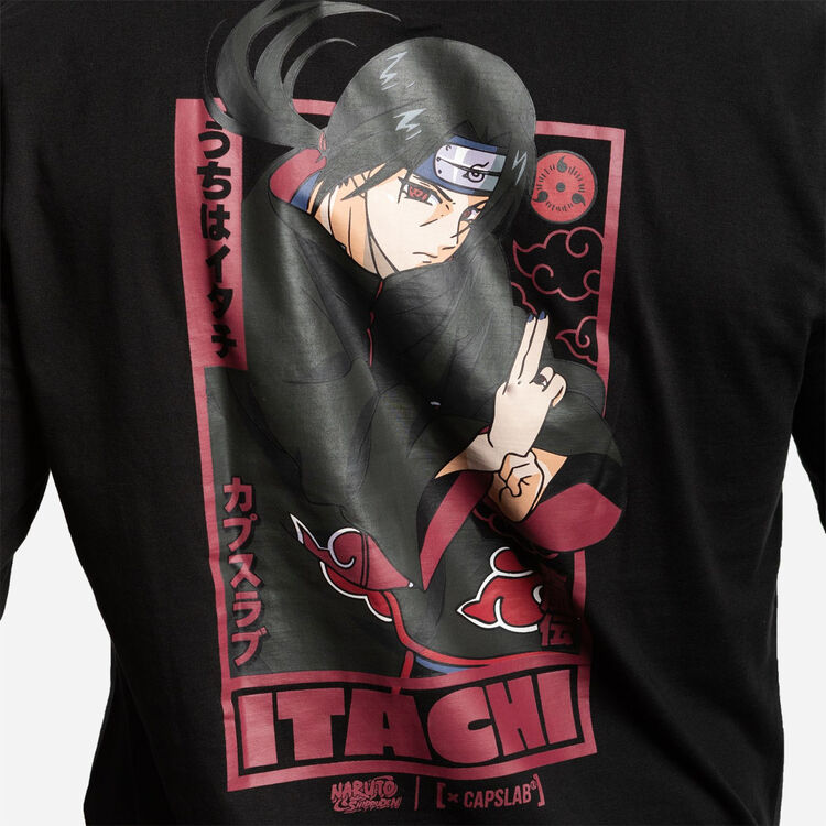 Product Naruto Black T-shirt Long Sleeve Itachi image