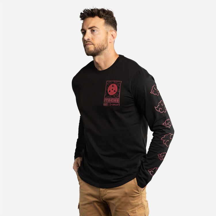 Product Naruto Black T-shirt Long Sleeve Itachi image