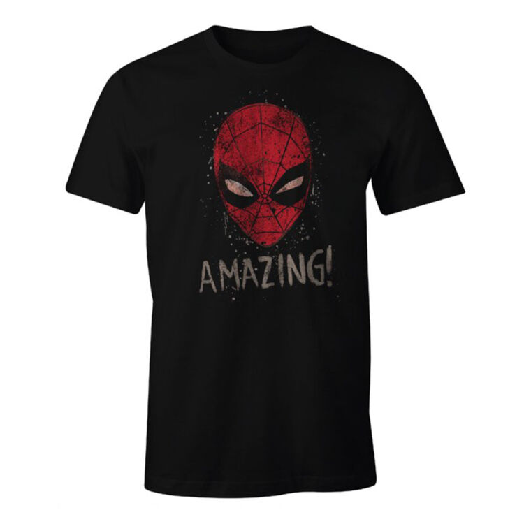 Product Marvel Spider-Man Face Black T-shirt image