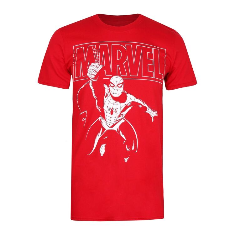Product Marvel Logo Swing Cherry Red T-shirt image