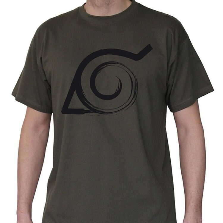 Product Naruto Konoha Khaki T-shirt image