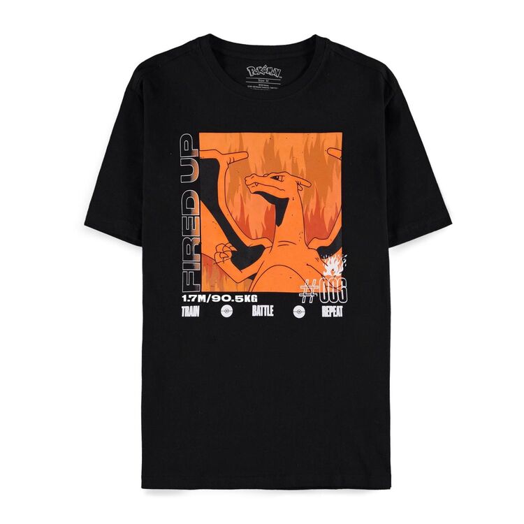Product Pokemon Charizard Black T-shirt image