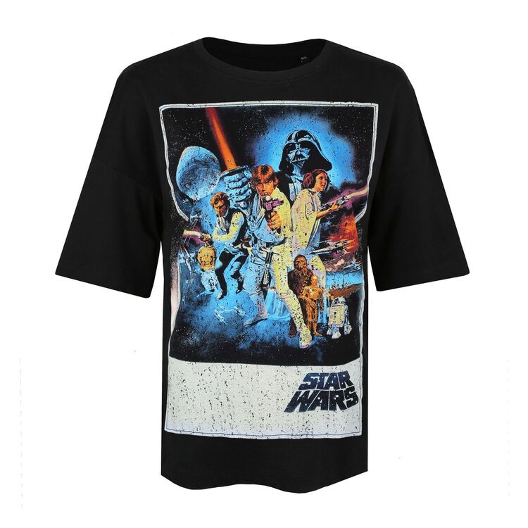 Product Star Wars Vintage Poster Oversized T-shirt image