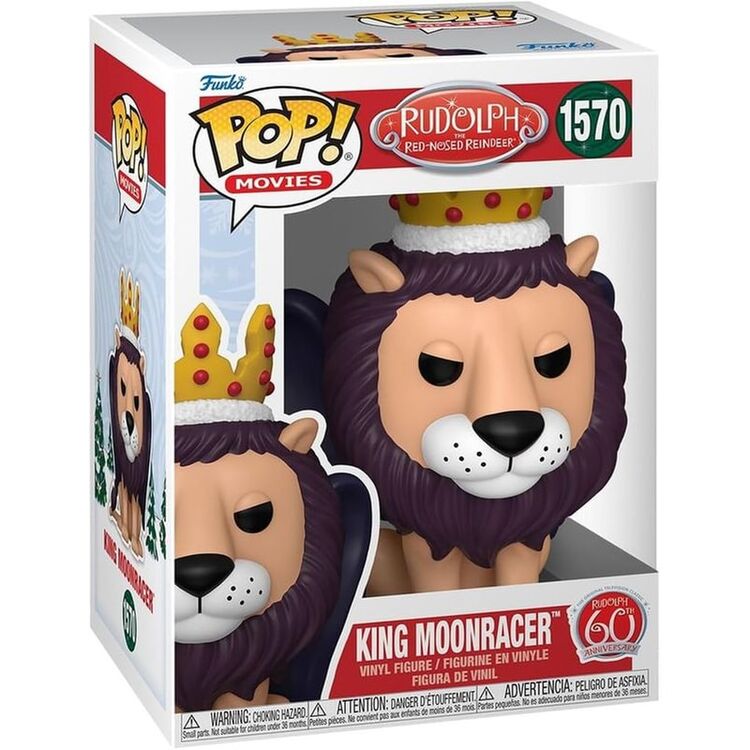 Product Φιγούρα Funko Pop! Rudolph The Red-Nosed Reindeer: 60th Anniversary - King Moonracer image
