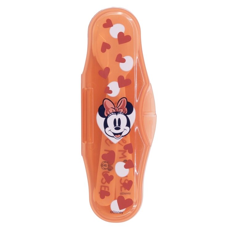 Product Κουτάλια σε Θήκη Disney Minnie Mouse Toddler 2Pcs PP Traveling Spoons image
