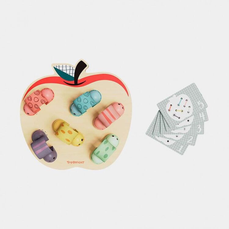 Product Ξύλινο Παιχνίδι 121123 Apple Worms image