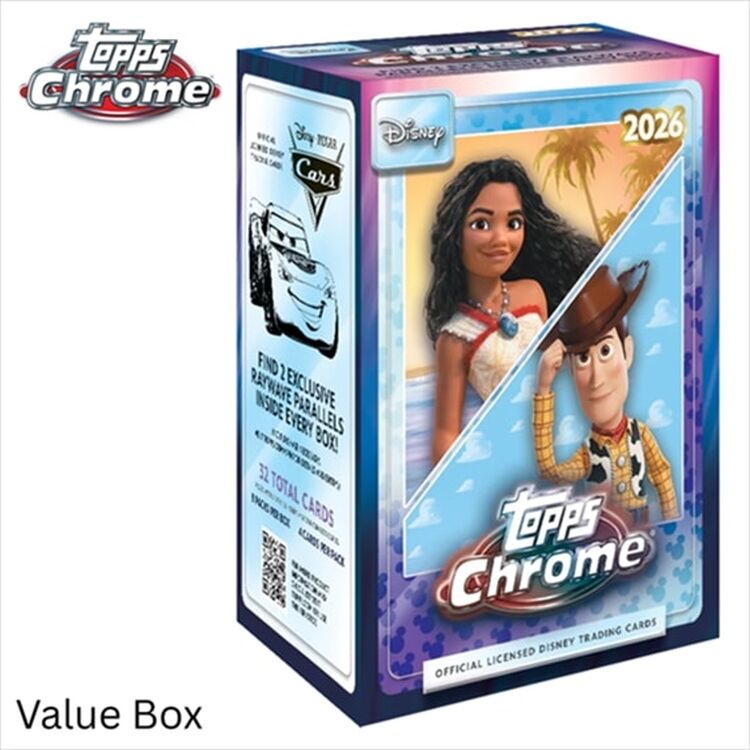 Product Topps 2026 Chrome Dinsey PC Value Box image