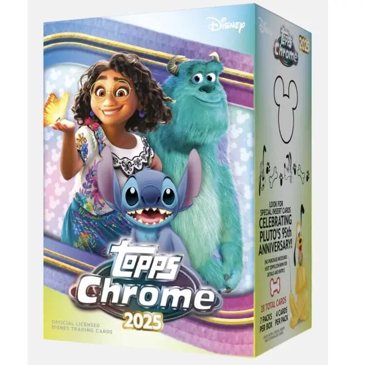 Product Topps Chrome Disney PC Value Box image