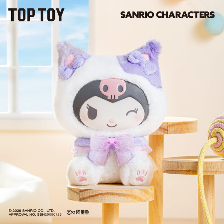 Product Λούτρινο Μπρελόκ Sanrio characters Play with Kittens Series Plush Pendant Blind Box(1pc) 1τμχ Τυχαία Επιλογή image