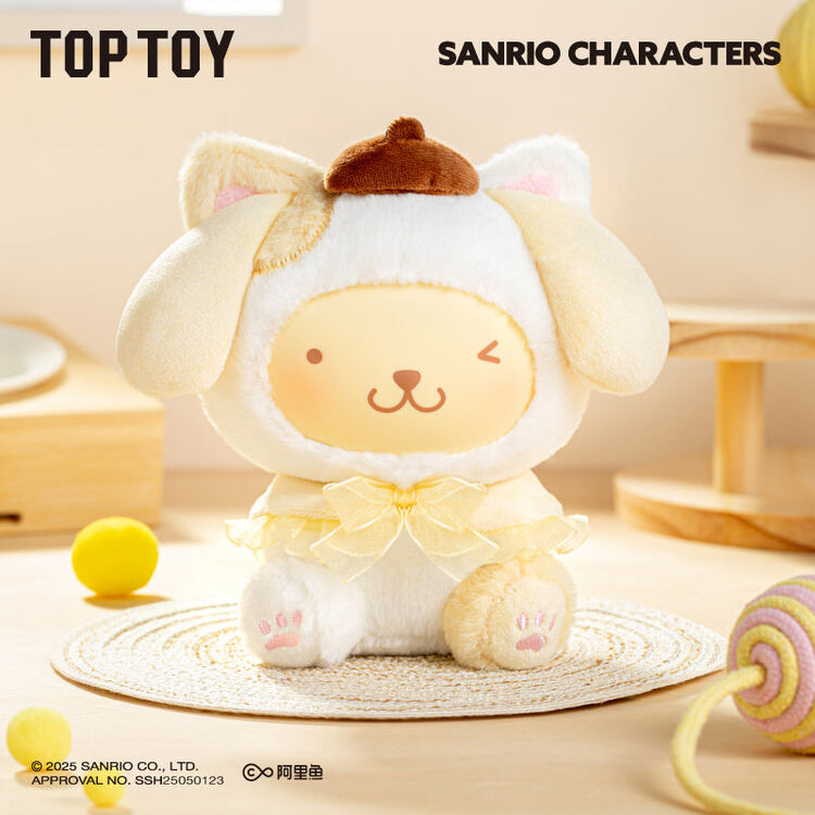 Product Λούτρινο Μπρελόκ Sanrio characters Play with Kittens Series Plush Pendant Blind Box(1pc) 1τμχ Τυχαία Επιλογή image