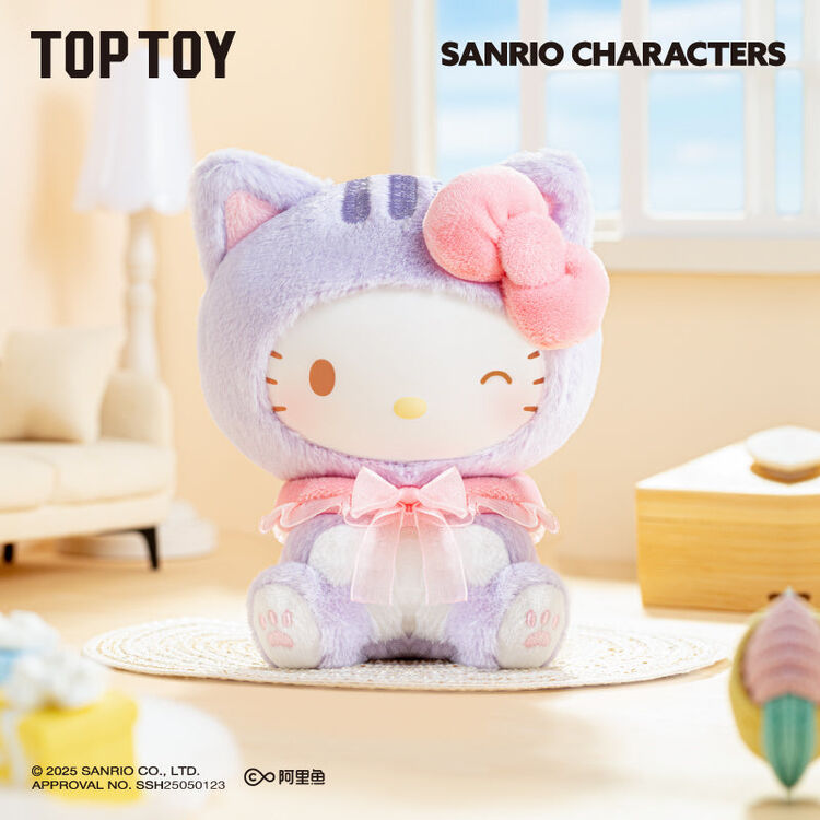 Product Λούτρινο Μπρελόκ Sanrio characters Play with Kittens Series Plush Pendant Blind Box(1pc) 1τμχ Τυχαία Επιλογή image