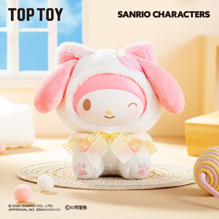 Product Λούτρινο Μπρελόκ Sanrio characters Play with Kittens Series Plush Pendant Blind Box(1pc) 1τμχ Τυχαία Επιλογή image