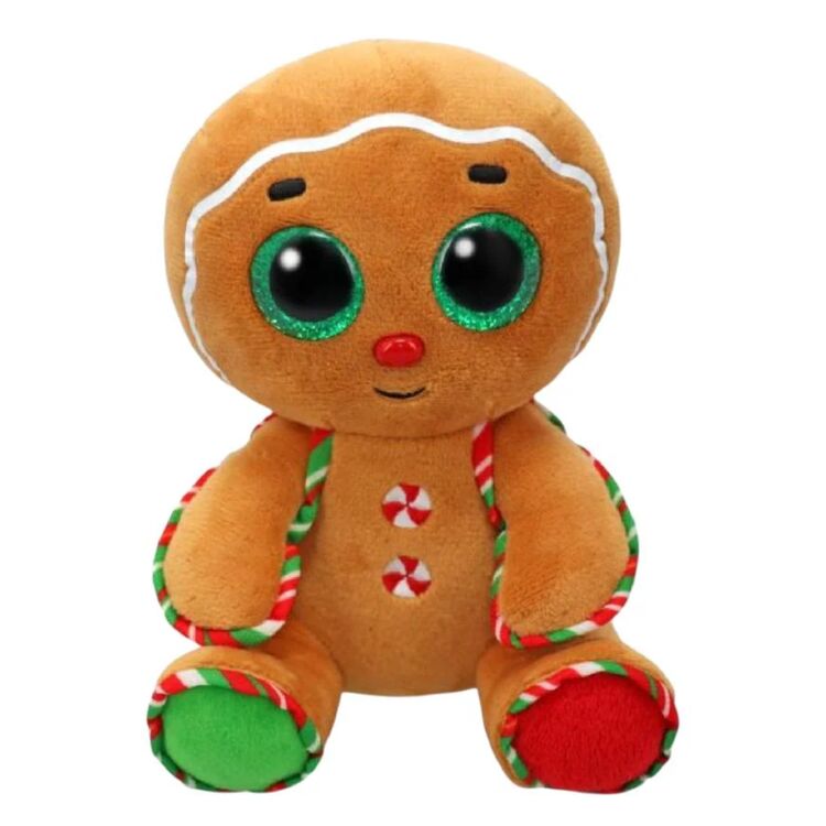 Product Λούτρινο TY Beanie Boos Χνουδωτό Χριστουγεννιάτικο Μπισκοτάκι Καφέ image