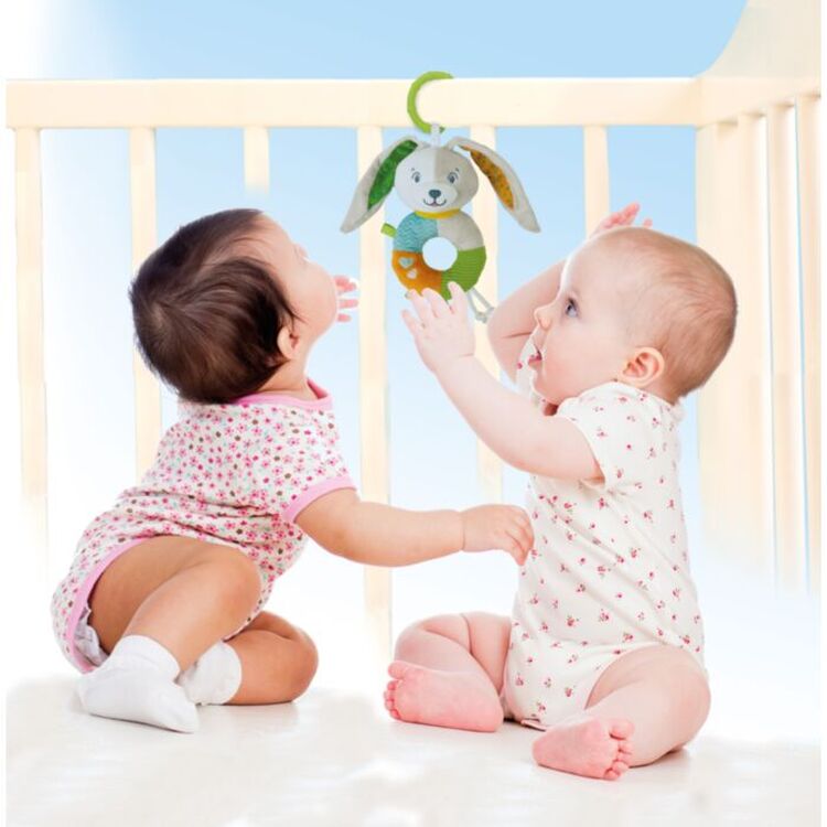 Product Βρεφικό Παιχνίδι AS Baby Clementoni - Lovely Soft Bunny Rattle (1000-17787) image
