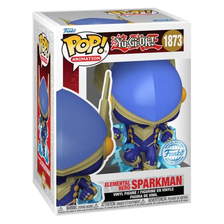 Product Funko POP! Yu-Gi-Oh! - Elemental Hero Sparkman (Special Edition) image