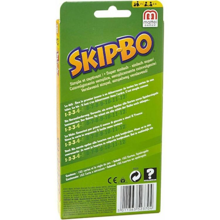 Product Mattel: Skip-Bo™ Card Game (52370) image