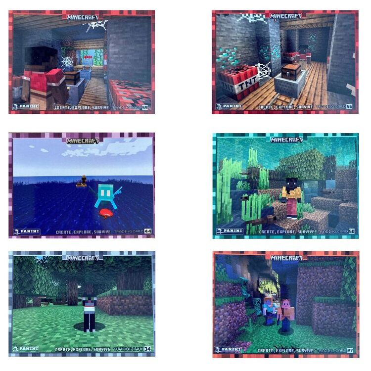 Product Panini Minecraft Display Cards image