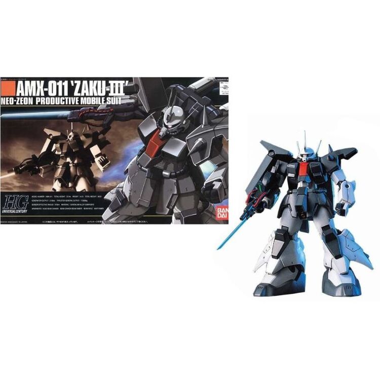 Product GUNDAM HGUC AMX-011 Zaku III 1/144 - Model Kit MIX image