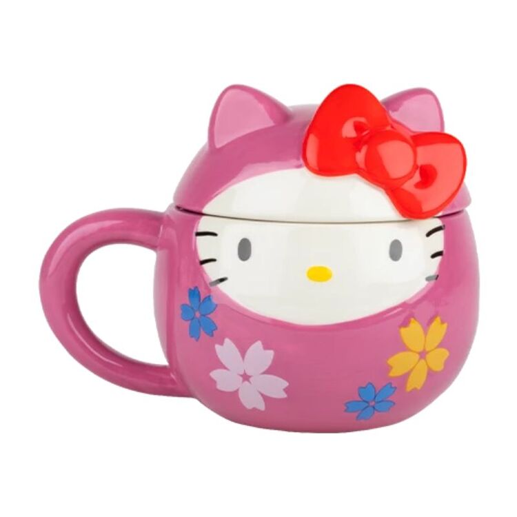 Product Hello Kitty Daruma 3D Mug With Lid image