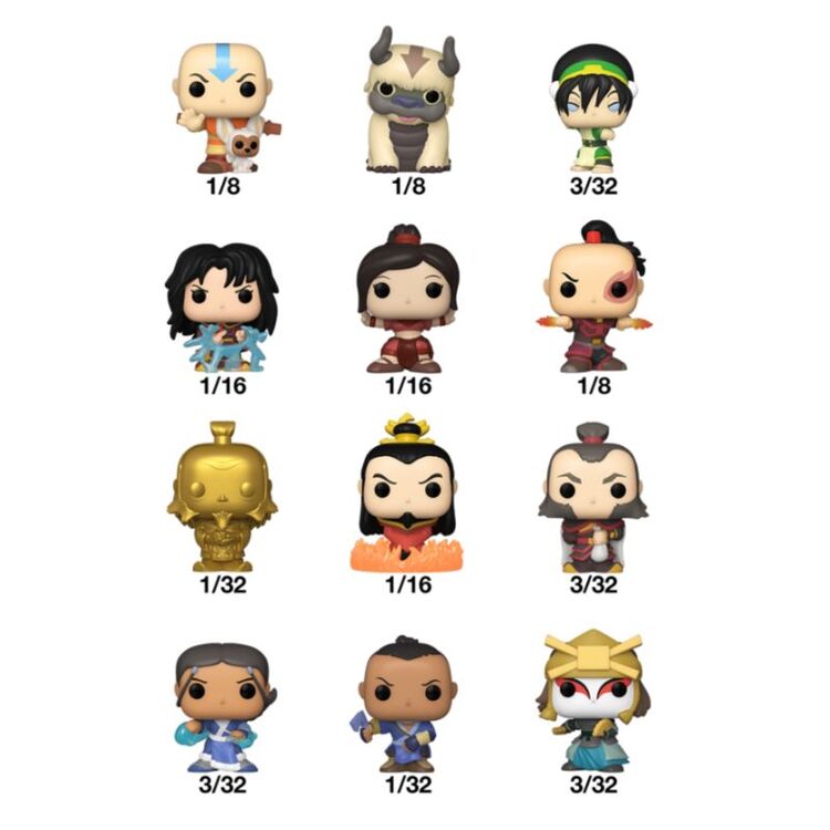 Product Funko Bitty Pop! Singles: Avatar The LastAirbender Mystery Mini Vinyl Figures (1pc)(Random) image