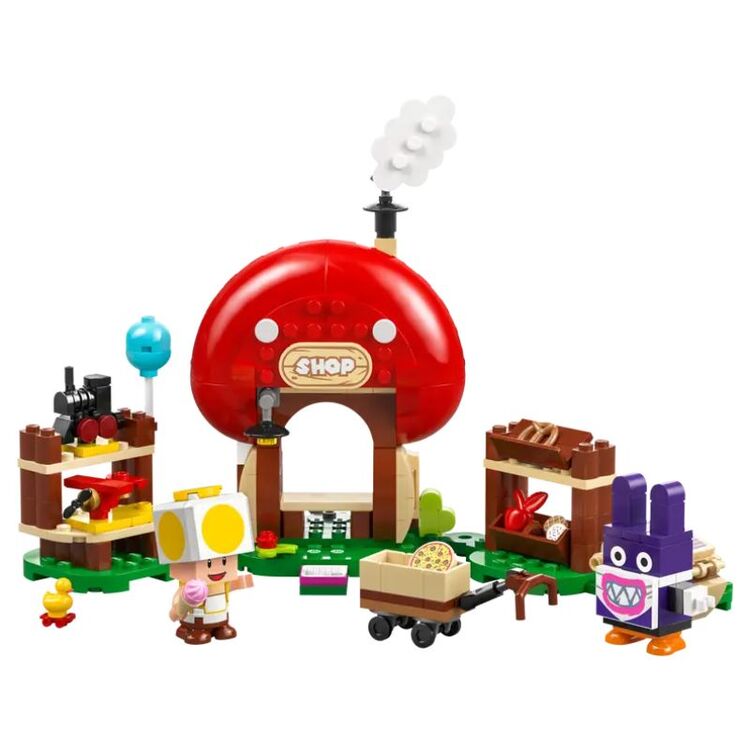 Product LEGO® Super Mario™: Πίστα Επέκτασης Nabbit στο Κατάστημα του Toad (71429) Μαζί με Πασχαλινή Λαμπάδα image