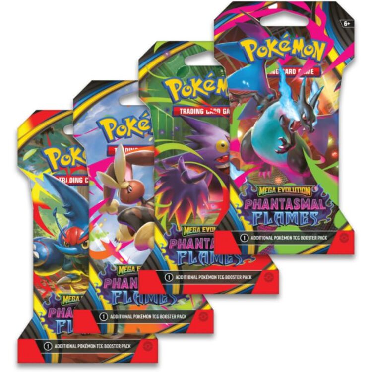 Product Pokemon TCG: Mega Evolution Phantasmal Flames Sleeved Booster 1pc Random Pick image