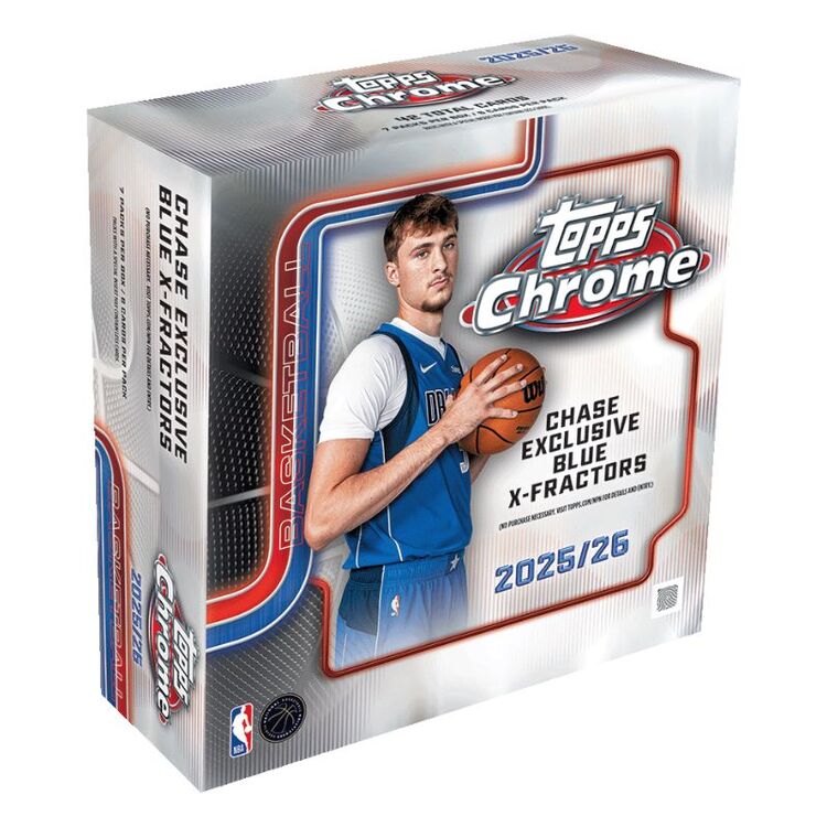 Product Topps 2025-26 Chrome Basketball Mega Box image