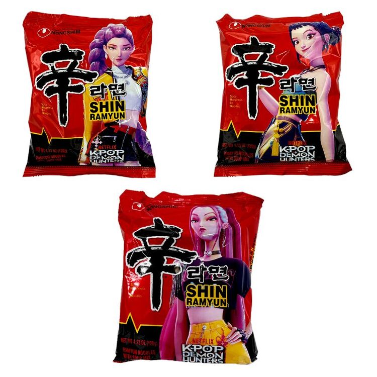 Product K-Pop Demon Hunters Instant Noodles 1pc Random Pick image