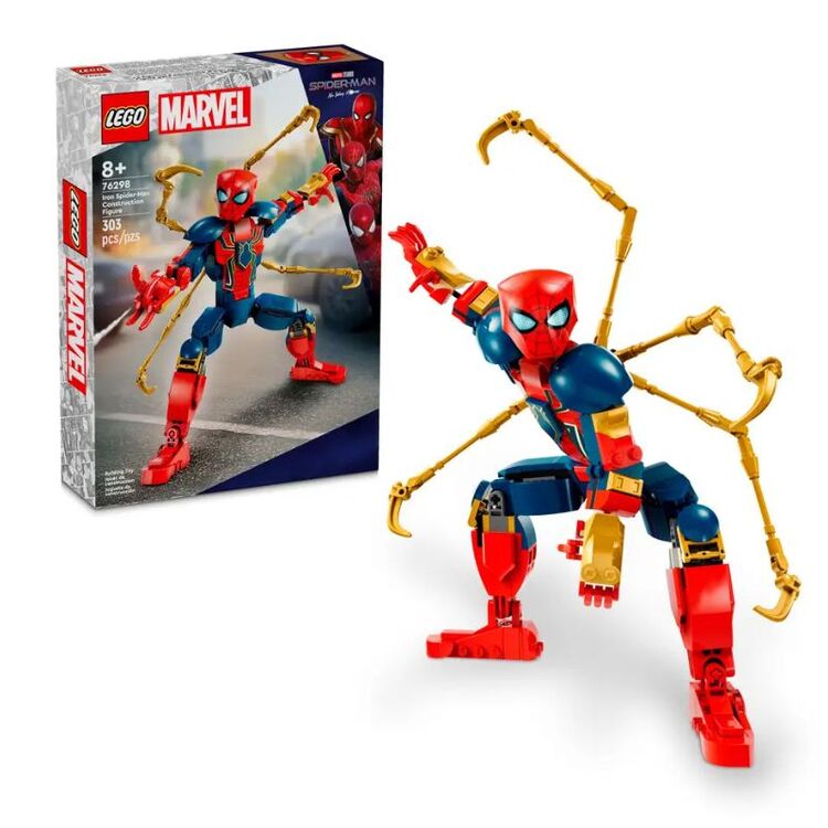Product LEGO® Super Heroes Marvel: Spider-Man No Way Home - Iron Spider-Man Construction Figure (76298) image