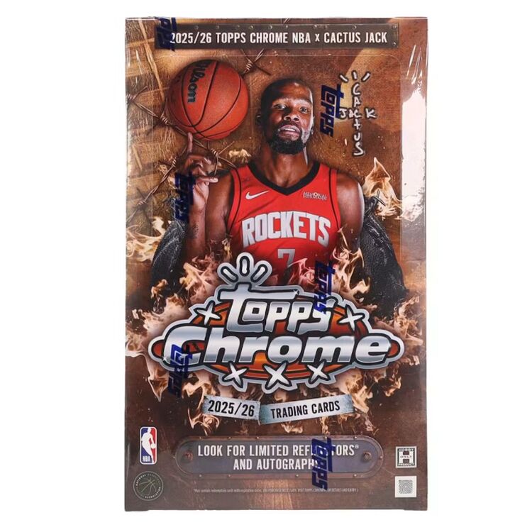 Product Topps 2025-26Chrome Cactus Jack Basketball Hobby Box image