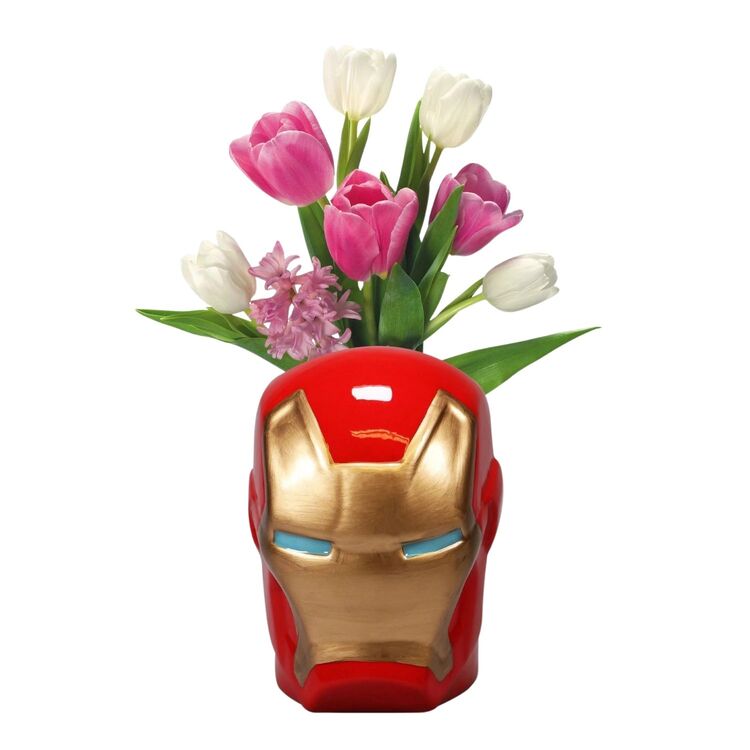 Product Marvel Iron Man Shaped Wall Vase image
